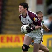 12 June 2005; Brian O'Donoghue, Galway, in action against Declan Maxwell, Leitrim. Bank of Ireland Connacht Senior Football Championship Semi-Final, Galway v Leitrim, Pearse Stadium, Galway. Picture credit; Ray McManus / SPORTSFILE