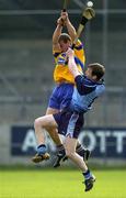 18 June 2005; Brian O'Connell, Clare, in action against Tommy Moore, Dublin. Guinness All-Ireland Senior Hurling Championship Qualifier, Round 1, Dublin v Clare, Parnell Park, Dublin. Picture credit; Brian Lawless / SPORTSFILE