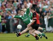 18 June 2005; Liam Doyle, Down, in action against Jonathan McGurn, Fermanagh. Bank of Ireland All-Ireland Senior Football Championship Qualifier, Round 1, Down v Fermanagh, Pairc an Iuir, Newry, Co. Down. Picture credit; David Maher / SPORTSFILE