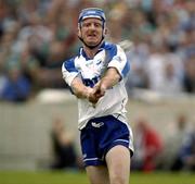 18 June 2005; John Mullane, Waterford, scores a point. Guinness All-Ireland Senior Hurling Championship Qualifier, Round 1, Offaly v Waterford, Dr. Cullen Park, Co. Carlow. Picture credit; Damien Eagers / SPORTSFILE