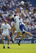 19 June 2005; Ronan Sweeney, (12) and Dermot Earley, Kildare, in action against Noel Garvan and Colm  Begley, right, Laois. Bank of Ireland Leinster Senior Football Championship Semi-Final, Laois v Kildare, Croke Park, Dublin. Picture credit; Damien Eagers / SPORTSFILE