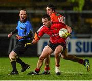 7 February 2014; Mark Poland, Down, in action against Ciaran Rafferty, Armagh. Allianz Football League, Division 2, Round 2, Armagh v Down, Athletic Grounds, Armagh. Picture credit: Oliver McVeigh / SPORTSFILE