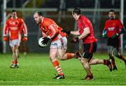 7 February 2014; Ciaran McKeever, Armagh, in action against Daniel McCartan, Down. Allianz Football League, Division 2, Round 2, Armagh v Down, Athletic Grounds, Armagh. Picture credit: Oliver McVeigh / SPORTSFILE