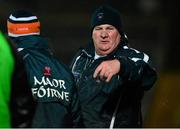 7 February 2014; Paul Grimley, Armagh manager, reacts on the sideline near the end of the game. Allianz Football League, Division 2, Round 2, Armagh v Down, Athletic Grounds, Armagh. Picture credit: Oliver McVeigh / SPORTSFILE