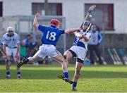 9 February 2014; Conor Cooney, Connacht, in action against Michael Cahill, Munster. Interprovincial Hurling Championship Semi-Final, Connacht v Munster, Duggan Park, Ballinasloe, Co. Galway. Picture credit: Ramsey Cardy / SPORTSFILE