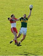 9 February 2014; Anthony Maher, Kerry, in action against Patsy Bradley, Derry. Allianz Football League Division 1 Round 2, Kerry v Derry, Fitzgerald Stadium, Killarney, Co. Kerry. Picture credit: Diarmuid Greene / SPORTSFILE