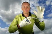 15 June 2005; Charlton Athletic goalkeeper Dean Kiely at a photocall to launch Sells Goalkeeper Products Ireland. Whitehall Colmcille Grounds, Dublin. Picture credit; Brian Lawless / SPORTSFILE