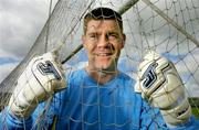 15 June 2005; Laois goalkeeper Fergal Byron at a photocall to launch Sells Goalkeeper Products Ireland. Whitehall Colmcille Grounds, Dublin. Picture credit; Brian Lawless / SPORTSFILE