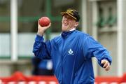 16 June 2005; Special Olympics athlete Michael Toner, Drumcar, Co. Louth throws the shot putt during the Special Olympics Ireland Leinster / Eastern Regional Games 2005. Morton Stadium, Santry, Dublin. Picture credit; Damien Eagers / SPORTSFILE