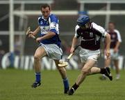 18 June 2005; Damien Hayes, Galway, in action against Enda Meagher, Laois. Guinness All-Ireland Senior Hurling Championship Qualifier, Round 1, Laois v Galway, O'Moore Park, Portlaoise, Co. Laois. Picture credit; Ray McManus / SPORTSFILE