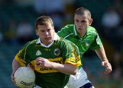 19 June 2005; Dara O Cinneide, Kerry, in action against John Galvin, Limerick. Bank of Ireland Munster Senior Football Championship Semi-Final, Limerick v Kerry, Gaelic Grounds, Limerick. Picture credit; Ray McManus / SPORTSFILE