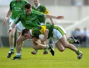 19 June 2005; Declan O'Sullivan, Kerry, in action against Michael Crowley, Limerick. Bank of Ireland Munster Senior Football Championship Semi-Final, Limerick v Kerry, Gaelic Grounds, Limerick. Picture credit; Ray McManus / SPORTSFILE