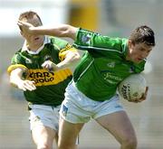 19 June 2005; John Cooke, Limerick, in action against James Costello, Kerry. Munster Junior Football Championship Semi-Final, Limerick v Kerry, Gaelic Grounds, Limerick. Picture credit; Ray McManus / SPORTSFILE