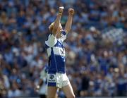 19 June 2005; Padraig Clancy, Laois, celebrates at the final whistle. Bank of Ireland Leinster Senior Football Championship Semi-Final, Laois v Kildare, Croke Park, Dublin. Picture credit; Brian Lawless / SPORTSFILE
