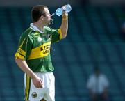 19 June 2005; Michael McCarthy, Kerry, cools down during the game. Bank of Ireland Munster Senior Football Championship Semi-Final, Limerick v Kerry, Gaelic Grounds, Limerick. Picture credit; Ray McManus / SPORTSFILE