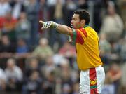 18 June 2005; John Brennan, Carlow goalkeeper. Bank of Ireland All-Ireland Senior Football Championship Qualifier, Round 1, Carlow v Offaly, Dr. Cullen Park, Co. Carlow. Picture credit; Damien Eagers / SPORTSFILE