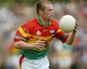 18 June 2005; Brian Carbery, Carlow. Bank of Ireland All-Ireland Senior Football Championship Qualifier, Round 1, Carlow v Offaly, Dr. Cullen Park, Co. Carlow. Picture credit; Damien Eagers / SPORTSFILE