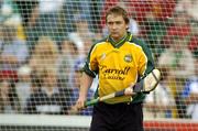 18 June 2005; Brian Mullins, Offaly goalkeeper. Guinness All-Ireland Senior Hurling Championship Qualifier, Round 1, Offaly v Waterford, Dr. Cullen Park, Co. Carlow. Picture credit; Damien Eagers / SPORTSFILE