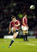 21 June 2005; Ronan O'Gara, British and Irish Lions, kicks a penalty against Southland. British and Irish Lions Tour to New Zealand 2005, Southland v British and Irish Lions, Homestead Stadium, Invercargill, New Zealand. Picture credit; Richard Lane / SPORTSFILE