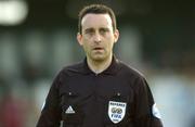 17 June 2005; Ian Stokes, Referee. eircom League, Premier Division, Bray Wanderers v Cork City, Carlisle Grounds, Bray, Co. Wicklow. Picture credit; Matt Browne / SPORTSFILE