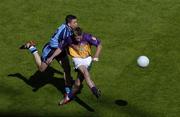 19 June 2005; Niall Murphy, Wexford, in action against Senan Connell, Dublin. Bank of Ireland Leinster Senior Football Championship Semi-Final, Dublin v Wexford, Croke Park, Dublin. Picture credit; Brian Lawless / SPORTSFILE