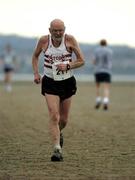 21 June 2005; 80 year old Nick Corish in action during the ESB BHAA Mid-Summer 5K Beach Race. Sandymount Strand, Dublin. Picture credit; Brian Lawless / SPORTSFILE