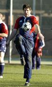 22 June 2005; Centre Shane Horgan practices his ball control during squad training. British and Irish Lions squad training, Christ's College, Christchurch, New Zealand. Picture credit; Brendan Moran / SPORTSFILE