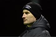 5 February 2014; Shamrock Rovers B manager Colin Hawkins during the game. AUL Complex, Clonshaugh, Dublin Picture credit: Barry Cregg / SPORTSFILE