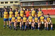 9 February 2014; The Roscommon team. Allianz Football League Division 3 Round 2, Roscommon v Wexford, Kiltoom, Co. Roscommon. Picture credit: David Maher / SPORTSFILE