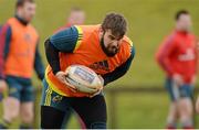 11 February 2014; Munster's Duncan Casey in action during squad training ahead of their Celtic League 2013/14, Round 14, game against Zebre on Saturday. Munster Rugby Squad Training, University of Limerick, Limerick. Picture credit: Diarmuid Greene / SPORTSFILE