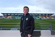 11 February 2014; Shamrock Rovers Chris Lyons in attendance at a media briefing. Tallaght Stadium, Tallaght, Co. Dublin. Picture credit: Ramsey Cardy / SPORTSFILE