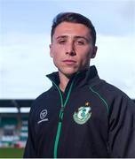 11 February 2014; Shamrock Rovers Chris Lyons in attendance at a media briefing. Tallaght Stadium, Tallaght, Co. Dublin. Picture credit: Ramsey Cardy / SPORTSFILE