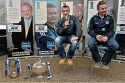 11 February 2014; In attendance at the launch of the 2014 Allianz Hurling Leagues are Wexford manager Liam Dunne, left, and Limerick manager TJ Ryan, with the Division 1A and 1B trophies. The opening weekend of the Allianz Hurling League will see the current Division 1A champions Kilkenny take on the All-Ireland title holders Clare in Cusack Park, Ennis, on Sunday. Croke Park, Dublin. Picture credit: Brendan Moran / SPORTSFILE