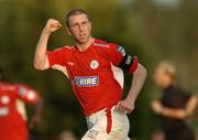 24 June 2005; Owen Heary, Shelbourne celebrates his goal against Waterford United. eircom League, Premier Division, Waterford United v Shelbourne, Waterford RSC, Waterford. Picture credit; Matt Browne / SPORTSFILE