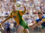 26 June 2005; Neil Gallagher, Donegal, in action against Garry Duffy, Wicklow. Bank of Ireland All-Ireland Senior Football Championship Qualifier, Round 1, Wicklow v Donegal, County Grounds, Aughrim, Co. Wicklow. Picture Credit; Matt Browne / SPORTSFILE