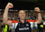26 June 2005; Cork manager John Allen celebrates victory. Guinness Munster Senior Hurling Championship Final, Cork v Tipperary, Pairc Ui Chaoimh, Cork. Picture Credit; Ray McManus / SPORTSFILE