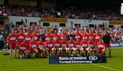 26 June 2005; Derry senior team. Bank of Ireland Ulster Senior Football Championship Semi-Final, Armagh v Derry, Casement Park, Belfast. Picture Credit; David Maher / SPORTSFILE