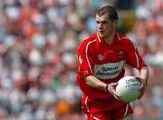 26 June 2005; Francis McEldowney, Derry. Bank of Ireland Ulster Senior Football Championship Semi-Final, Armagh v Derry, Casement Park, Belfast. Picture Credit; David Maher / SPORTSFILE
