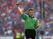 26 June 2005; Barry Kelly, Referee. Guinness Munster Senior Hurling Championship Final, Cork v Tipperary, Pairc Ui Chaoimh, Cork. Picture Credit; Ray McManus / SPORTSFILE