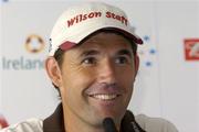 28 June 2005; Padraig Harrington during a press conference in advance of the Smurfit European Open. K Club, Straffan, Co. Kildare Picture credit; Matt Browne / SPORTSFILE