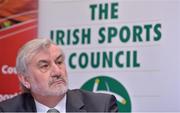 12 February 2014; Kieran Mulvey, Irish Sports Council chairman, speaking during a sports investment announcement by the Irish Sports Council. The Alexander Hotel, Dublin. Picture credit: Matt Browne / SPORTSFILE