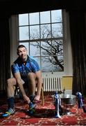 12 February 2014; At the launch of the 2014 Allianz Hurling Leagues in Belfast was Michael Carton, Dublin. Malone House, Barnett Demesne, Belfast, Co. Antrim. Picture credit: David Maher / SPORTSFILE