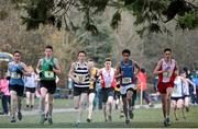 12 February 2014; A general view during the Intermediate Boy's race during the Aviva Leinster Schools Cross Country Championships. Santry Demesne, Santry, Co. Dublin. Picture credit: Ramsey Cardy / SPORTSFILE