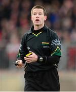 9 February 2014; Referee Padraig Hughes. Allianz Football League Division 1 Round 2, Tyrone v Mayo, Healy Park, Omagh, Co. Tyrone. Picture credit: Oliver McVeigh / SPORTSFILE