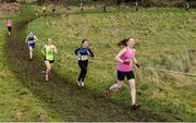 13 February 2014; Competitors in action during the Senior Girls 2500m race at the Aviva Munster Schools Cross Country Championships. Cork Institute of Technology, Bishopstown, Cork. Picture credit: Diarmuid Greene / SPORTSFILE