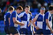 13 February 2014; Jack Cassidy, St Andrew's College with his team-mates. Beauchamps Leinster Schools Senior Cup, Quarter-Final, St Andrew's College v Gonzaga College, Donnybrook Stadium, Donnybrook, Co. Dublin. Picture credit: Matt Browne / SPORTSFILE