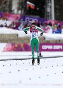 14 February 2014; Team Ireland's Jan Rossiter in action during the men's 15km Classic Cross Country race. Sochi 2014 Winter Olympic Games, Laura Cross-Country Ski & Biathlon Centre, Sochi, Russia. Picture credit: William Cherry / SPORTSFILE