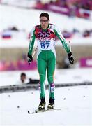 14 February 2014; Team Ireland's Jan Rossiter in action during the men's 15km Classic Cross Country race. Sochi 2014 Winter Olympic Games, Laura Cross-Country Ski & Biathlon Centre, Sochi, Russia. Picture credit: William Cherry / SPORTSFILE