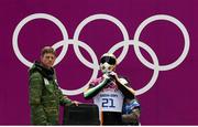 14 February 2014; Team Ireland's Sean Greenwood in action during Heat 2 of the Men's Skeleton. Sochi 2014 Winter Olympic Games, Sanki Sliding Centre, Sochi, Russia. Picture credit: William Cherry / SPORTSFILE