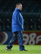 14 February 2014; Leinster head coach Matt O'Connor before the game. Celtic League 2013/14 Round 14, Leinster v Newport Gwent Dragons, RDS, Ballsbridge, Dublin. Picture credit: Pat Murphy / SPORTSFILE